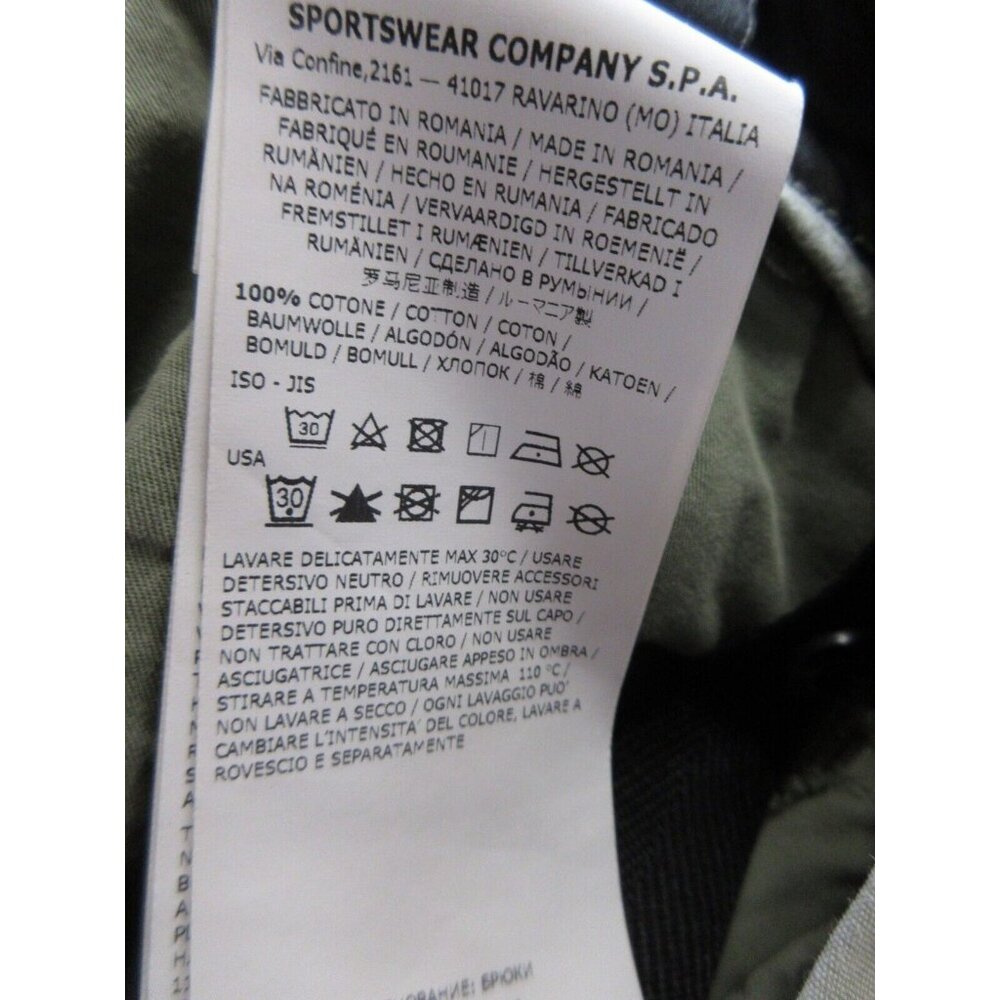 Stone Island Pants 30 Cargo Slim Straight Khakis Canvas Compass 30X31 - Picture 11 of 12